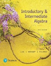 Enlarge image Cover: Introductory & Intermediate Algebra - Pearson
