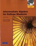 Cover: Intermediate Algebra for College Students - Pearson