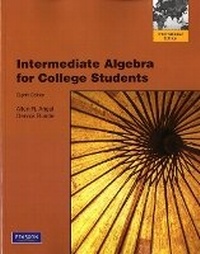 Enlarge image Cover: Intermediate Algebra for College Students - Pearson