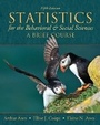 Cover: Statistics for The Behavioral and Social Sciences - Pearson