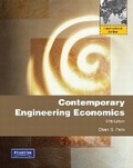 Cover: Contemporary Engineering Economics - Pearson