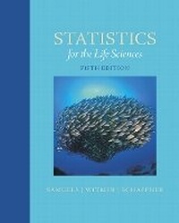 Enlarge image Cover: Statistics for the Life Sciences - Pearson