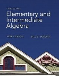 Enlarge image Cover: Elementary and Intermediate Algebra - Pearson