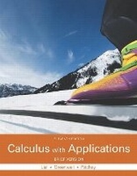 Enlarge image Cover: Calculus with Applications, Brief Version - Pearson