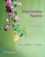 Cover: Intermediate Algebra - Pearson