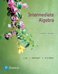 Enlarge image Cover: Intermediate Algebra - Pearson