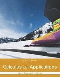 Enlarge image Cover: Calculus with Applications - Pearson