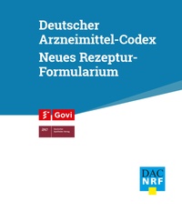 Abbildung von: Deutscher Arzneimittel-Codex® / Neues Rezeptur-Formularium® (DAC/NRF) - Govi Verlag
