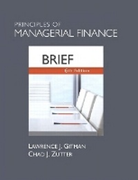 Enlarge image Cover: Principles of Managerial Finance, Brief - Pearson