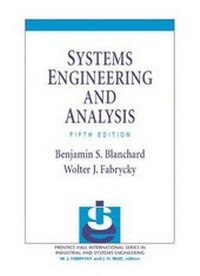 Enlarge image Cover: Systems Engineering and Analysis - Pearson
