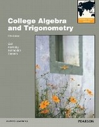 Abbildung von: College Algebra and Trigonometry - Pearson