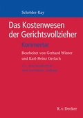 Cover: Das Kostenwesen der Gerichtsvollzieher - R. v. Decker