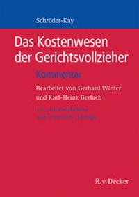 Abbildung von: Das Kostenwesen der Gerichtsvollzieher - R. v. Decker