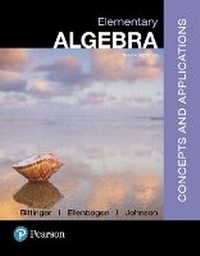 Enlarge image Cover: Elementary Algebra - Pearson