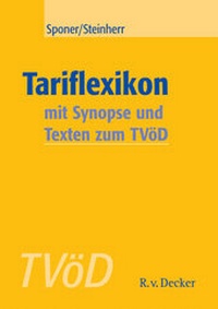 Abbildung von: Tariflexikon - R. v. Decker