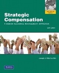 Cover: Strategic Compensation - Pearson