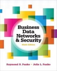 Enlarge image Cover: Business Data Networks and Security - Pearson
