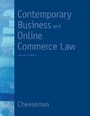 Cover: Contemporary Business and Online Commerce Law - Pearson