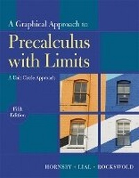 Abbildung von: Graphical Approach to Precalculus with Limits - Pearson