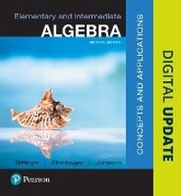 Enlarge image Cover: Elementary and Intermediate Algebra - Pearson