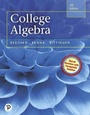 Cover: College Algebra - Pearson