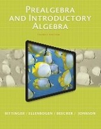 Enlarge image Cover: Prealgebra and Introductory Algebra - Pearson