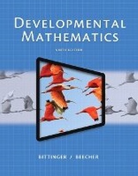 Enlarge image Cover: Developmental Mathematics - Pearson