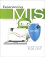 Cover: Experiencing MIS - Pearson