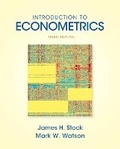 Cover: Introduction to Econometrics - Pearson