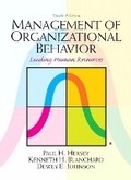 Cover: Management of Organizational Behavior - Pearson