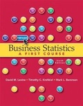 Cover: Business Statistics - Pearson