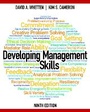 Cover: Developing Management Skills - Pearson
