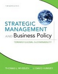 Enlarge image Cover: Strategic Management and Business Policy - Pearson
