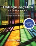 Cover: College Algebra in Context with Integrated Review plus MML Student Access Card and Sticker - Pearson
