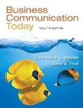 Cover: Business Communication Today - Pearson