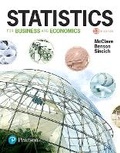 Cover: Statistics for Business and Economics - Pearson