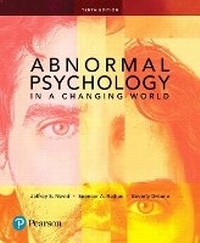 Enlarge image Cover: Abnormal Psychology in a Changing World - Pearson