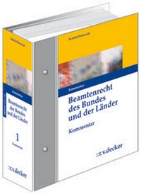 Abbildung von: Beamtenrecht des Bundes und der Länder - Grundwerk mit Fortsetzungsbezug - R. v. Decker