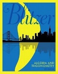 Abbildung von: Algebra and Trigonometry - Pearson
