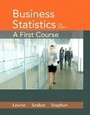 Cover: Business Statistics - Pearson