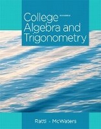 Abbildung von: College Algebra and Trigonometry - Pearson