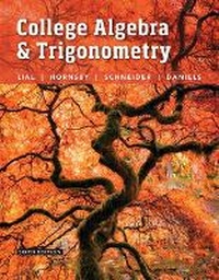 Abbildung von: College Algebra and Trigonometry - Pearson