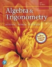 Abbildung von: Algebra and Trigonometry - Pearson