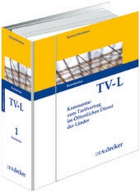 Enlarge image Cover: Tarifvertrag für den öffentlichen Dienst der Länder (TV-L) - Grundwerk mit Fortsetzungsbezug - R. v. Decker