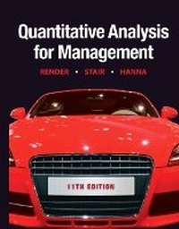 Enlarge image Cover: Quantitative Analysis for Management - Pearson