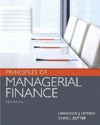 Enlarge image Cover: Principles of Managerial Finance - Pearson