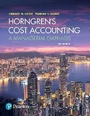Cover: Horngren's Cost Accounting - Pearson
