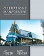 Cover: Operations Management - Pearson