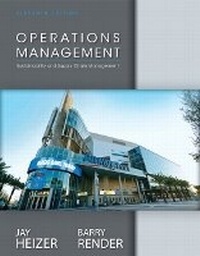 Enlarge image Cover: Operations Management - Pearson