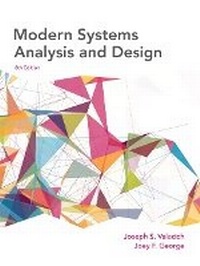 Enlarge image Cover: Modern Systems Analysis and Design - Pearson